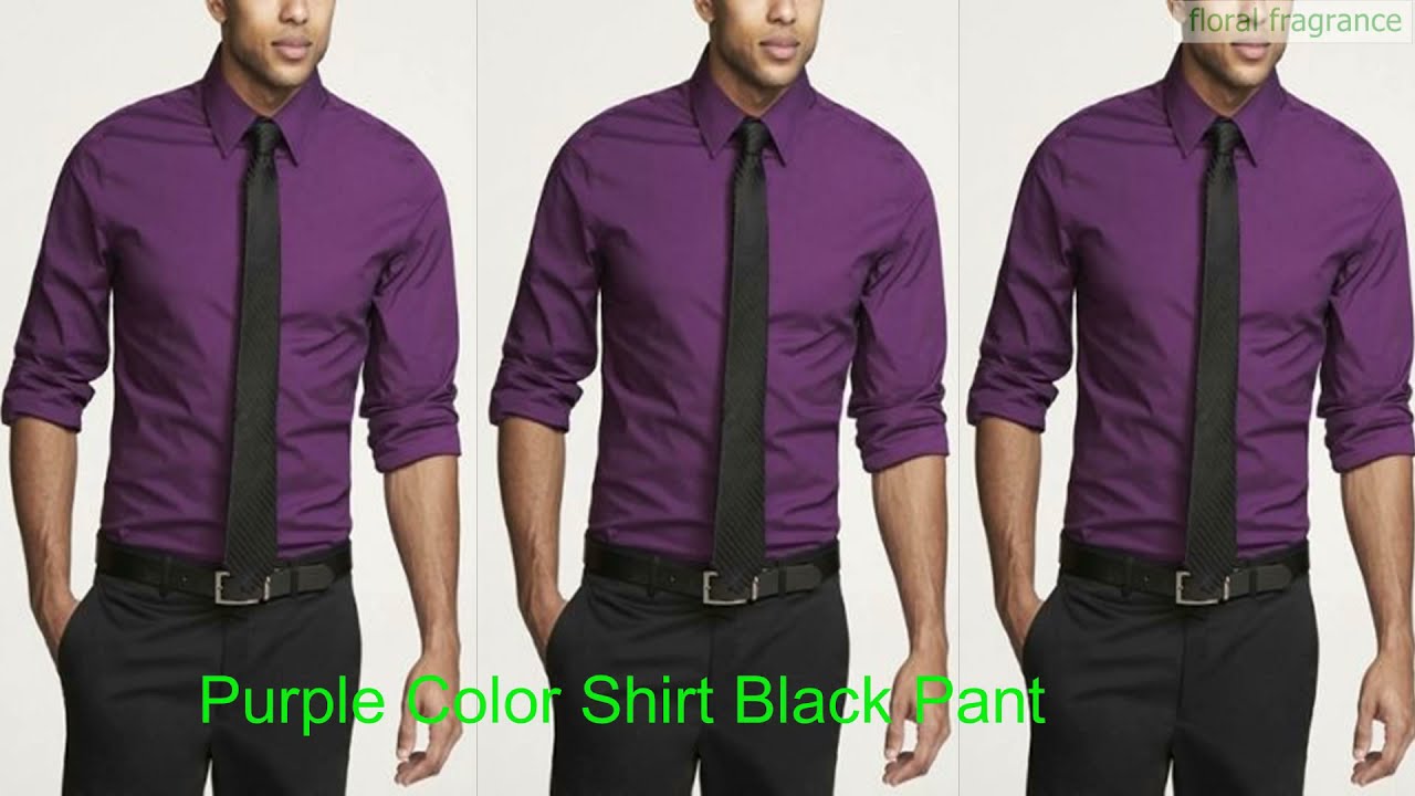 Dressing Purple Shirt Gray Pants Black Stock Photo 175286915 | Shutterstock